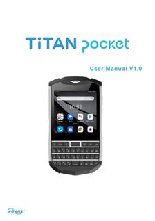 Unihertz Titan pocket manual. Smartphone Instructions.
